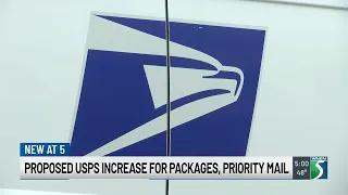 Proposed USPS increase for packages priority mail