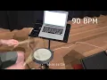 Download Lagu FIVE MINUTE DRILLS - SINGLE STROKE ROLL - 1/16 NOTES - 80, 90 \u0026100 BPM