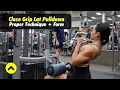 Close Grip Lat Pulldown Proper Technique Form Tips