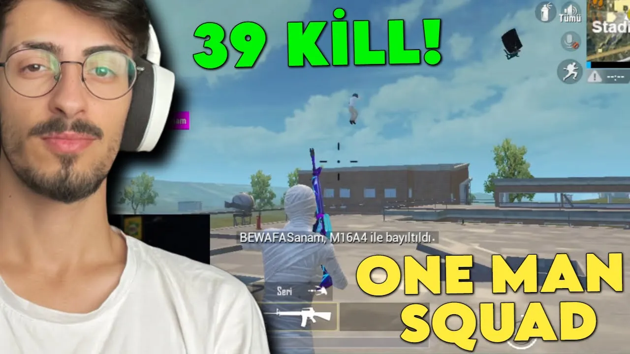 39 KİLL! One Man Squad PUBG Mobile Lite