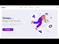 Responsive 404 Page Design Using html css and bootstrap 5 with source code - DevIngine