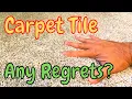2 Years Later Peel Stick Carpet Tile Installation