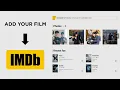 How to Add your Films to IMDB