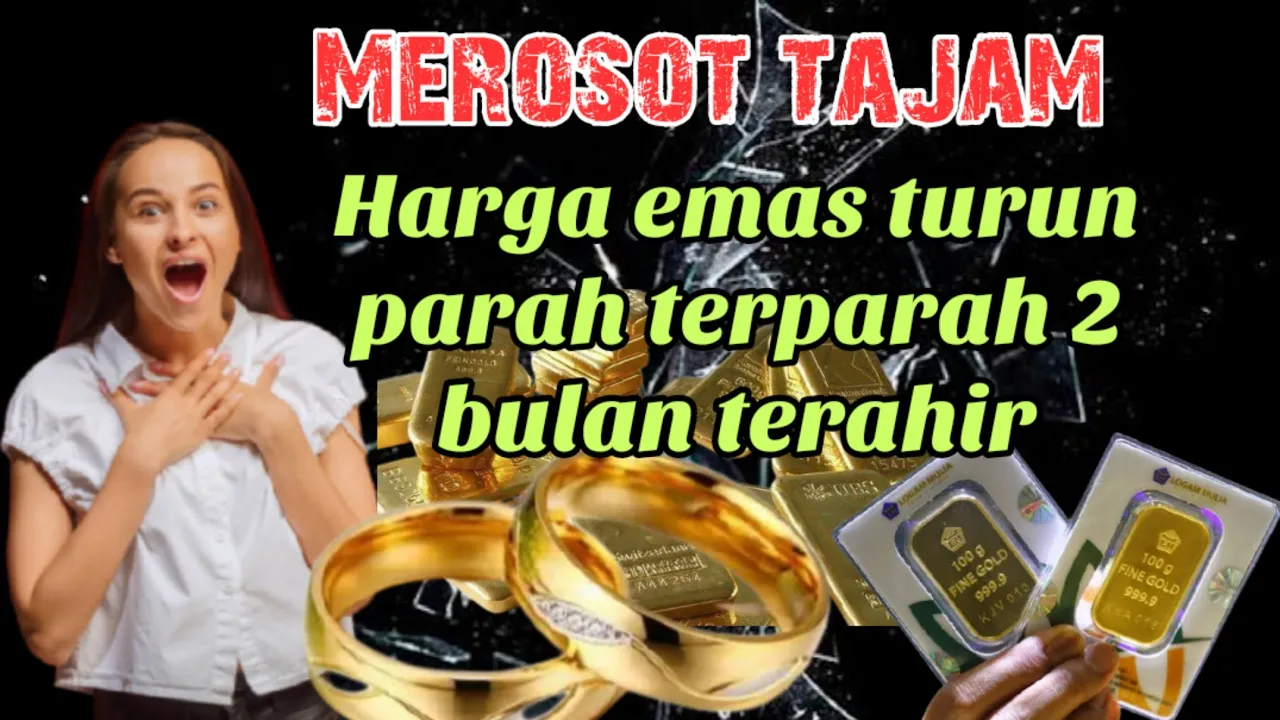 harga perhiasan emas hari ini 4 agustus 2021 kembali turun