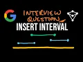 Insert Intervals - LeetCode 57