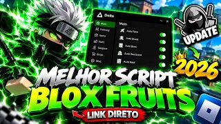 🔥LINK DIRETO! DELTA ATUALIZADO + NOVO SCRIPT BLOX FRUITS PARA CELULAR/PC SEM KEY | AUTO FARM |MOBILE