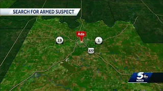 Multiple agencies search for possible armed suspect in Ada
