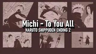 Naruto Shippuden Ending 2 Michi To You All Legendado PT BR  Naruto Shippuden Ending 2 Michi To You All Legendado PT BR