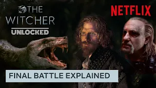 inside the witcher season 2 final battle the witcher unlocked netflix geeked