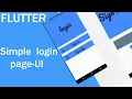 flutter login page concept ui speed code