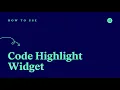 How to Use Elementor Code Highlight Widget PRO