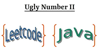 Leetcode Question 264 Ugly Number II in Java