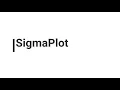 SigmaPlot Basics