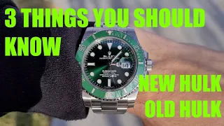 NEW ROLEX HULK - 3 Things you should know about the OG Hulk 116610LV