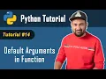 Python Tutorial - 14 Python Tutorial For Beginners In Hindi Default arguments in function
