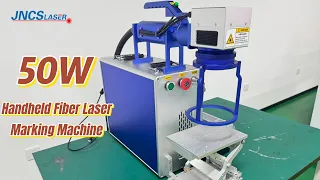 50W Handheld Fiber Laser Marking Machine | Portable Laser Engraving for All Metals | JNCSLASER