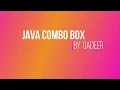 Java Combo Box simple How to make selected items in java using window builder