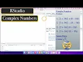 RStudio Complex Numbers