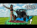 WE BUILT A 160 FT WATERSLIDE BEHIND A CAN-AM X3