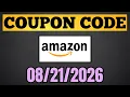 Amazon Coupon Code August 2026 - Amazon Discount Code Promo Code