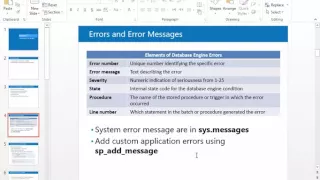 42 Try Catch and Error Handling in SQL Server Demo