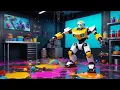 Lagu Five Little Robots on the Run | Fun Robot Song for Kids | Sing Along Nursery Rhyme