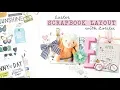 Easter Scrapbook Layout Process