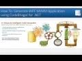 How To Generate WPF VM Application using CodeBhagat for NET