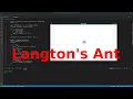 Visualizing Langton s Ant in Julia
