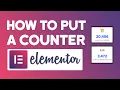 How To Put An Elementor Counter Easy Tutorial