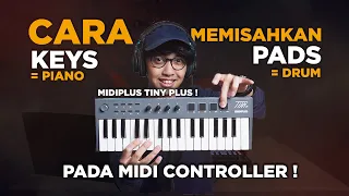 Download Cara Split Midi Controller Pad dan Key pada Midiplus Tiny Plus , Pad dan Keys Berbarengan ! MP3