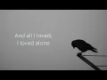 Download Lagu Alone by Edgar Allan Poe, read by Tom o' Bedlam