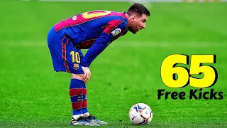 lionel messi all 65 free kick goals in career hd