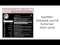 tutorial on this twitter themed non-pro carrd - keqing sofscarp