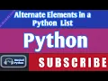 Alternate Elements in a Python List