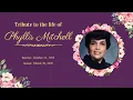 Phyllis Mitchell - Memorial Service