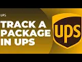 UPS How to Track a Package Track a Package on UPS 2023