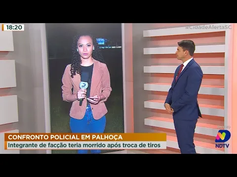 Confronto policial em Palhoça: integrante de facção morre após troca de tiros