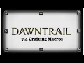 FFXIV - Patch 7 4 Crafting Macros