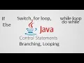 JAVA Decision Making Branching Looping Conditional