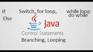 JAVA Decision Making Branching Looping Conditional
