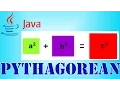 Java - Pythagorean Theorem formula Calculator