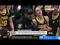 Caitlin Clark COLLIDES With Fan After Court Is Stormed Following Ohio State s Win vs Iowa