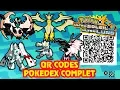 TOUS LES QR CODES POKEDEX COMPLET ALOLA POKEMON ULTRA SOLEIL LUNE Sun Moon