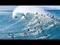 TAKING OFF DEEP BEHIND THE CROWD AT PIPELINE, THE CARNAGE BARRELS AND GLORY!