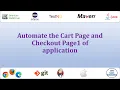 Selenium Framework - 10 Automate cart and checkout1 page