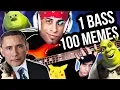 1 BASS, 100 MUSIC MEMES