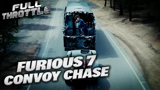 Furious 7 2015 Full Convoy Chase Sequence Full Throttle 