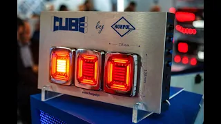 Video: LED achterlicht | chrome | 12-24v | 100cm kabel |H+V montage