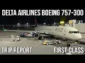 TRIP REPORT Delta Airlines Boeing 757-300 FIRST CLASS Minneapolis MSP - Phoenix PHX
